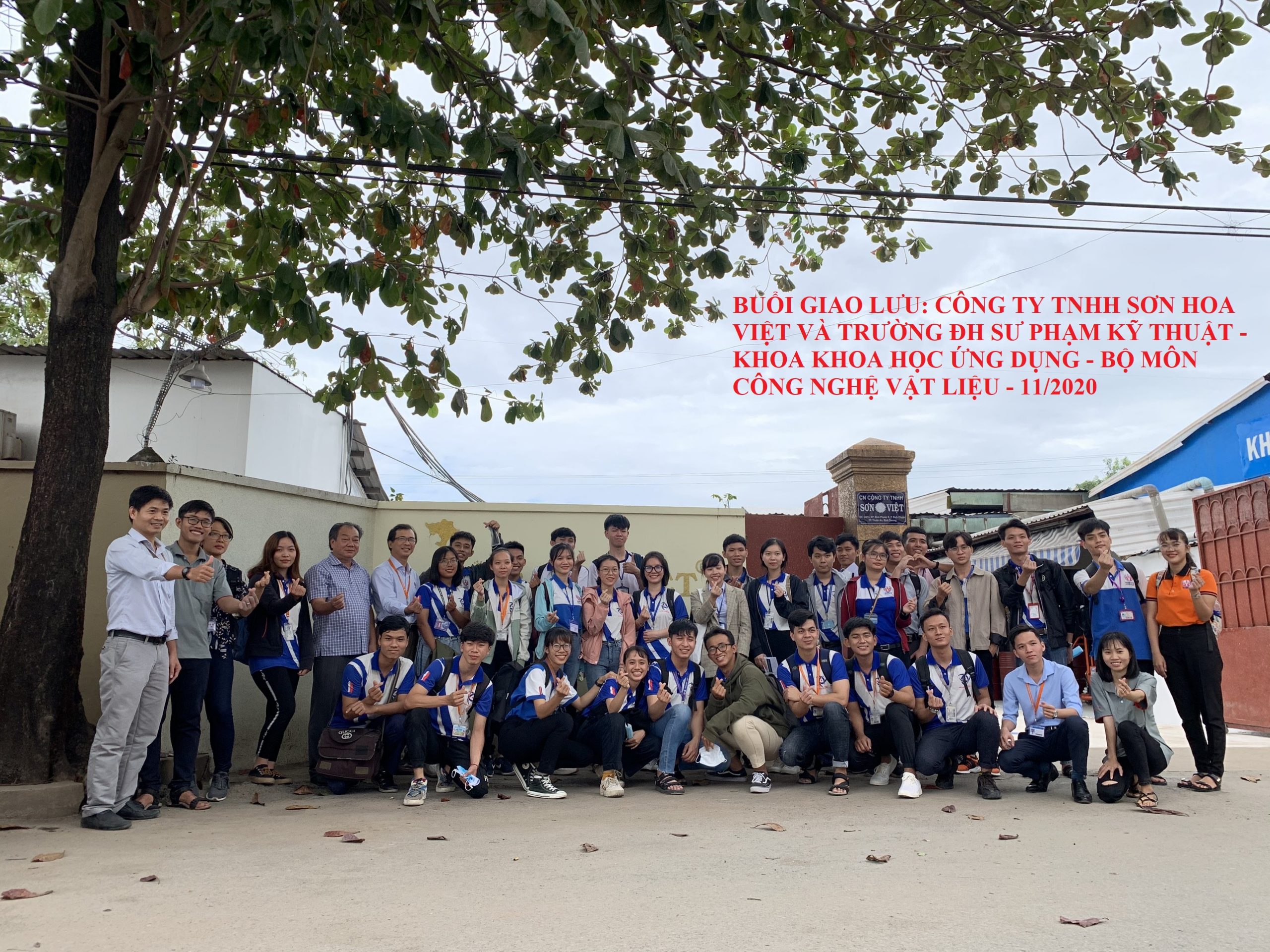 Trường ĐH SPKT TP HCM tham quan nhà máy Sơn Hoa Việt - SƠN HOA VIỆT - SƠN CỦA NGƯỜI VIỆT