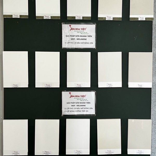 Giải pháp sơn nhanh trên MDF-Melamine