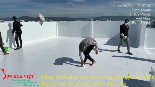 Quy trình sơn chống nóng chuẩn