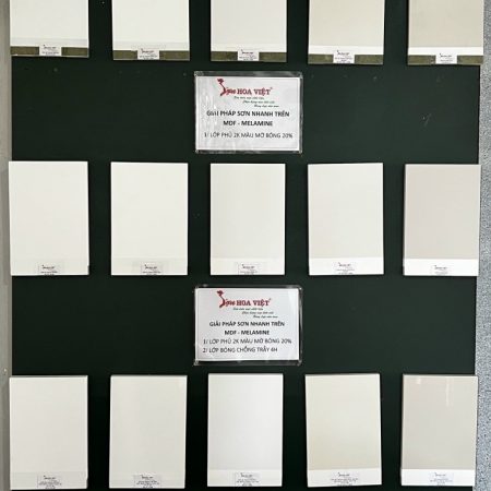 Giải pháp sơn nhanh trên MDF-Melamine